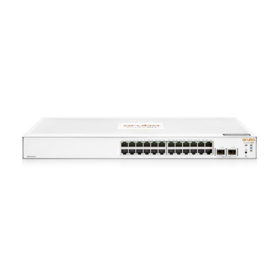 HPE Networking Instant On Switch 24p Gigabit 2p SFP Fanless 1830