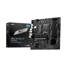 BAZAR - MSI MB Sc LGA1700 PRO B760M-P DDR4, Intel B760, 4xDDR4, 1xDP, 1xHDMI, 1xVGA, mATX - Poškozený obal (Komplet) BAZAR - MSI MB Sc LGA1700 PRO B760M-P DDR4, Intel B760, 4xDDR4, 1xDP, 1xHDMI, 1xVGA, mATX - Poškozený obal (Komplet)