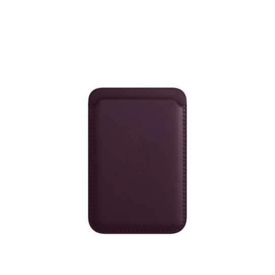 APPLE iPhone Leather Wallet with MagSafe - Dark Cherry