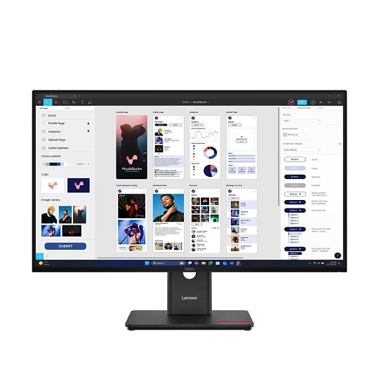 BAZAR - LENOVO LCD T32UD-40 - 31.5",IPS,16:9,3840x2160,60Hz,350cd/m2,1500:1,4ms(GtG),HDMI,DP,USB Hub,USB-C,RJ45,Pivot -