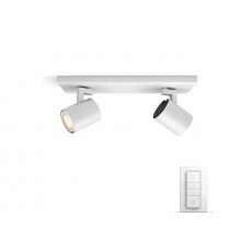 PHILIPS Runner Dvojité bodové svítidlo, Hue White ambiance, 230V, 2x5.5W GU10, Bílá PHILIPS Runner Dvojité bodové svítidlo, Hue White ambiance, 230V, 2x5.5W GU10, Bílá