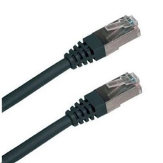 XtendLan patch kabel Cat5E, FTP - 1m, černý (prodej po 10 ks) XtendLan patch kabel Cat5E, FTP - 1m, černý (prodej po 10 ks)