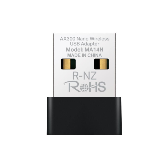 MERCUSYS MA14N WiFi6 USB nano adapter (AX300,2,4GHz/5GHz,USB2.0)