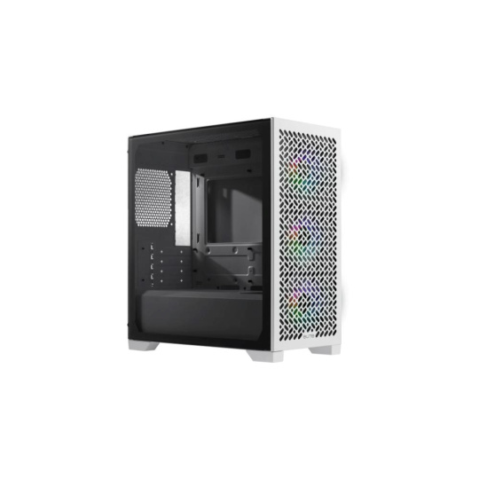 Cooler Master case Elite 302 White, Průhledná bočnice, mATX, 3x 120mm ARGB Fan, bílá
