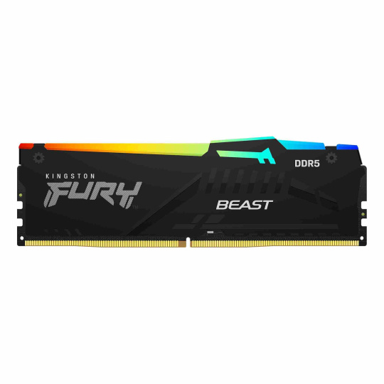 KINGSTON DIMM DDR5 32GB 5600MT/s CL40 FURY Beast Černá RGB