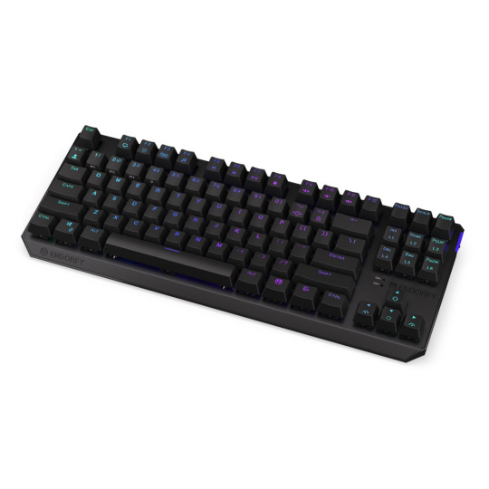 Endorfy herní klávesnice Thock TKL Wireless Red/ bezdrátová / USB / red switch / mechanická / US layout / černá RGB