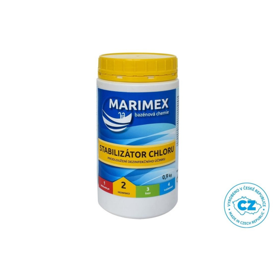 Marimex Stabilizátor chloru 0,9 kg - bazénová chemie - DEZINFEKCE