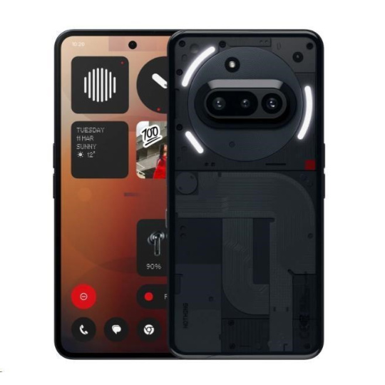 BAZAR - Nothing Phone (3a) 12/256GB, black, EU - poškozený obal BAZAR - Nothing Phone (3a) 12/256GB, black, EU - poškozený obal