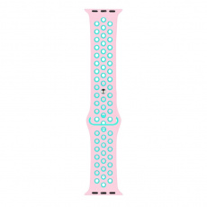 RhinoTech sportovní řemínek pro Apple Watch 42 / 44mm Růžovo-zelená