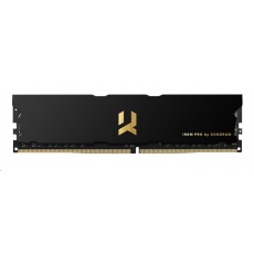 GOODRAM DIMM DDR4 8GB 3600MHz CL17 IRDM Pro, Černá/Zlatá GOODRAM DIMM DDR4 8GB 3600MHz CL17 IRDM Pro, Černá/Zlatá