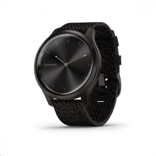 Garmin monitorovací náramek a hodinky vivomove3 Style, Slate/BlackNylon Band