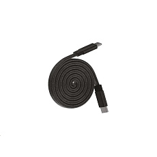 WG - Datový kabel Type-C na Type-C, 1 metr, 5 A, 240 W, magnetický samonavíjecí, černá