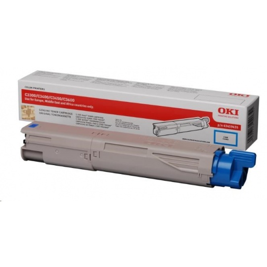 Oki Toner Cyan do C3300n/C3400n/C3450n/C3600n (1,5k)