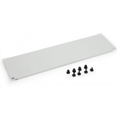 TRITON 19" záslepka, 1U, plastový zámek, šedá TRITON 19" záslepka, 1U, plastový zámek, šedá