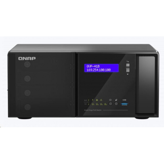 QNAP QVP-41B-8G-P (2C/J4125/2,0GHz/8GBRAM/4xSATA/2xM.2/3xUSB3.0/2xHDMI/2x2,5GbE,kamery: 8 (max24)