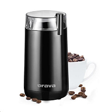 Orava KM-803 mlýnek na kávu, 180 W, nůž z ušlechtilé oceli, objem 45g, bezpečnostní pojistka, černá
