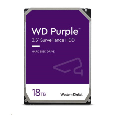 BAZAR - WD PURPLE WD180PURZ 18TB SATA/600 512MB cache, Low Noise, CMR BAZAR - WD PURPLE WD180PURZ 18TB SATA/600 512MB cache, Low Noise, CMR