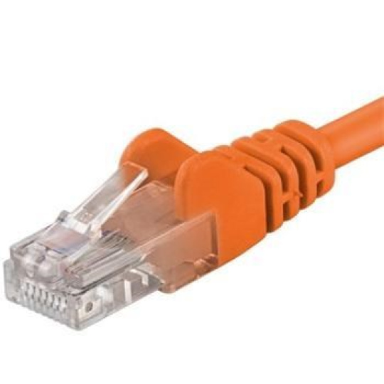 PremiumCord Patch kabel UTP RJ45-RJ45 CAT6 7m oranžová