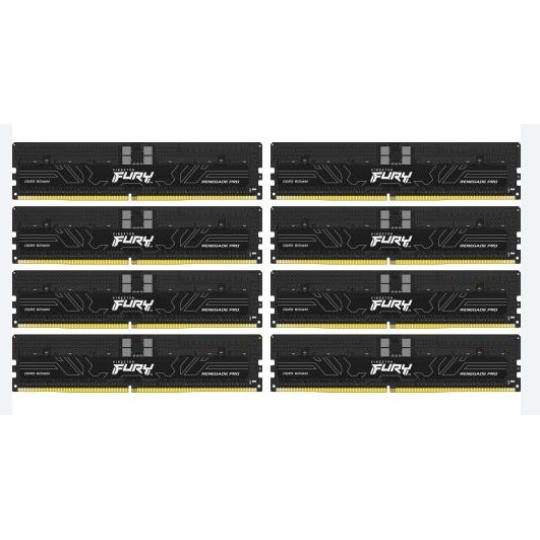 KINGSTON DIMM DDR5 256GB (Kit of 8) 5600MT/s CL36 FURY Renegade Pro ECC Reg PnP