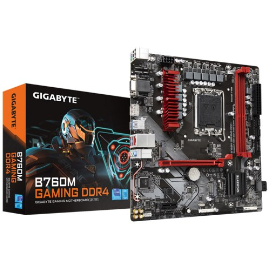 GIGABYTE MB Sc LGA1700 B760M GAMING DDR4, Intel B760, 2xDDR4, 1xDP, 1xHDMI, 1xVGA, mATX,