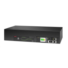 APC Rack ATS, 230V, 32A, (16)C13 (2)C19 out, 2U, IEC 309 32A 2P+E (2) (2.44m)