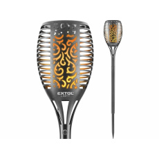 Extol Light (43132) pochodeň LED s plamenem, 79cm, solární nabíjení, 35lm Extol Light (43132) pochodeň LED s plamenem, 79cm, solární nabíjení, 35lm