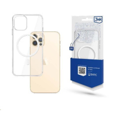 3mk ochranný kryt Magcase pro Apple iPhone 12 Pro Max, čirý