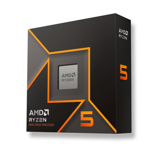 CPU AMD RYZEN 5 9600, 6-core, 3.8GHz, 38MB cache, 65W, AMD Radeon Graphics, socket AM5, Chladič v balení, BOX CPU AMD RYZEN 5 9600, 6-core, 3.8GHz, 38MB cache, 65W, AMD Radeon Graphics, socket AM5, Chladič v balení, BOX