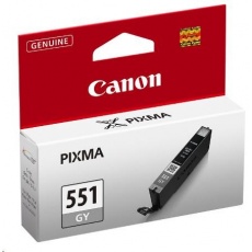 Canon CARTRIDGE CLI-551GY šedá pro PIXMA iP8750, MG5450, MG5650, MG6350, MG6450, MG6650, MG7150, MG7550 (126 str.) Canon CARTRIDGE CLI-551GY šedá pro PIXMA iP8750, MG5450, MG5650, MG6350, MG6450, MG6650, MG7150, MG7550 (126 str.)