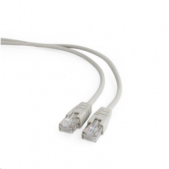 GEMBIRD kabel patchcord Cat5e UTP 10m, šedý