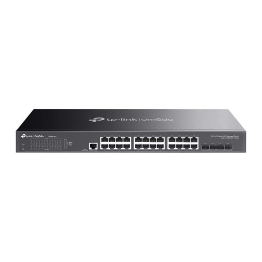TP-Link OMADA switch SG3428X (24xGbE,4xSFP+, 2xConsole, fanless)