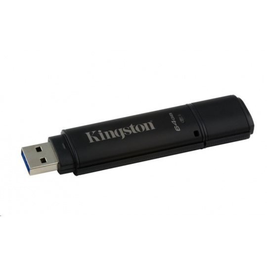 Kingston Flash Disk IronKey 64GB DataTraveler 4000 G2DM (USB 3.0, 256-bit šifrování AES)