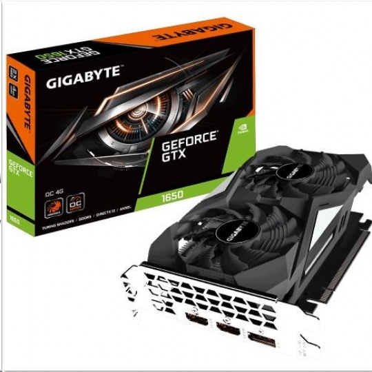 GIGABYTE VGA NVIDIA GeForce GTX 1650 OC 4G, 4G GDDR5, 1xDP, 2xHDMI