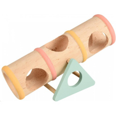 Dreveny houpaci tunel 16,5x7x9cm