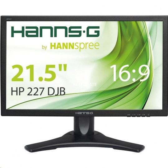 HANNspree MT LCD HP227DJB 21,5" 1920x1080, 16:9, 250cd/m2, 1000:1 / 50M:1, 5 ms