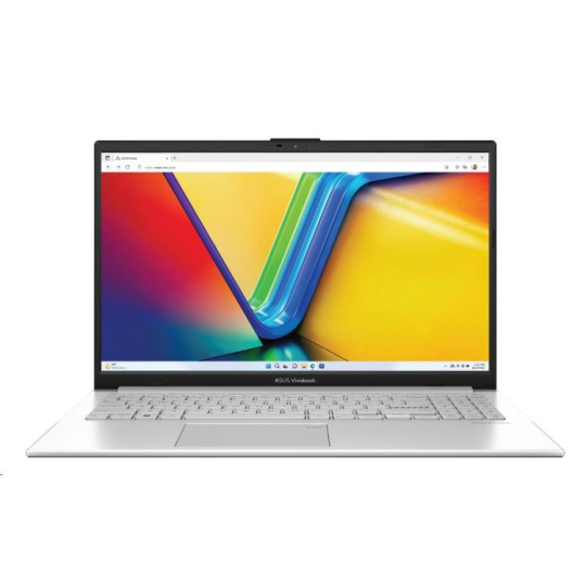 ASUS NTB Vivobook Go 15 (E1504GA-NJ172WS), N100, 15.6" 1920 x 1080, 4GB, 128GB UFS, Intel UHD, W11 Home in S, Silver