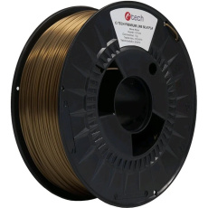 C-TECH Tisková struna (filament) PREMIUM LINE, Silk PLA, bronz, 1,75mm, 1kg