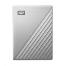 WD My Passport Ultra 4TB, Externí HDD, USB-C 3.0, pro MAC, stříbrná WD My Passport Ultra 4TB, Externí HDD, USB-C 3.0, pro MAC, stříbrná