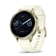 Garmin Venu® 4 - 41 mm Lunar Gold / Bone silikonový řemínek Garmin Venu® 4 - 41 mm Lunar Gold / Bone silikonový řemínek