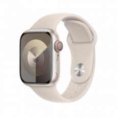 APPLE Watch Series 9 GPS + Cellular 45mm Starlight Aluminium Case with Starlight Sport Band - S/M APPLE Watch Series 9 GPS + Cellular 45mm Starlight Aluminium Case with Starlight Sport Band - S/M