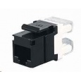 Solarix Zařezávací keystone CAT5E UTP RJ45 černý SXKJ-5E-UTP-BK