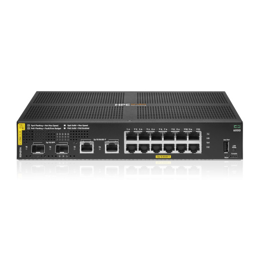 HPE Aruba Networking CX 6000 12G Class4 PoE