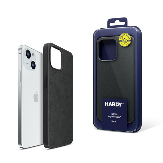 3mk ochranný kryt HARDY MagFabric Case pro Apple iPhone 15 Plus, Mulberry