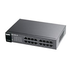 Zyxel GS1100-16 v4 16-port Gigabit Ethernet Switch, fanless Zyxel GS1100-16 v4 16-port Gigabit Ethernet Switch, fanless