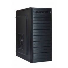 EUROCASE skříň ML X403 EVO, black, USB 3.0, 2x audio, bez zdroje