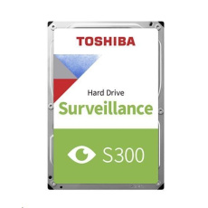 TOSHIBA HDD S300 Surveillance (SMR) 6TB, SATA III, 5400 rpm, 256MB cache, 3,5", BULK