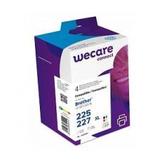 WECARE ARMOR cartridge pro BROTHER MFC-J4420DW, MFC-J4620DW (LC227/225XL CMYK) černá/black+C+M+Y 27ml/3x13ml WECARE ARMOR cartridge pro BROTHER MFC-J4420DW, MFC-J4620DW (LC227/225XL CMYK) černá/black+C+M+Y 27ml/3x13ml