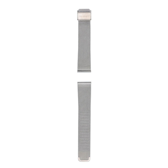 Garett řemínek 20 mm, stříbrný kovový, typ Mesh