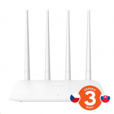 Tenda F6 Wireless-N Router 802.11b/g/n,300 Mb/s, 4x všesměrová anténa, universal repeater