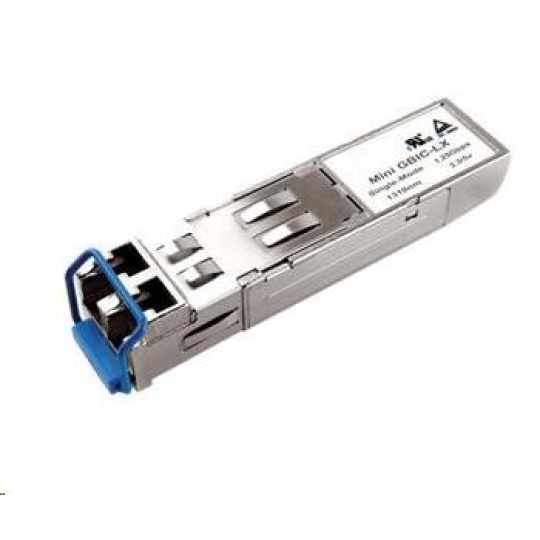 SFP transceiver 1,25Gbps, 1000BASE-LX, SM, 10km, 1310nm (FP), LC dup., 0 až 70°C, 3,3V, DMI, Cisco komp.